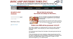 Desktop Screenshot of boscampdistributors.com